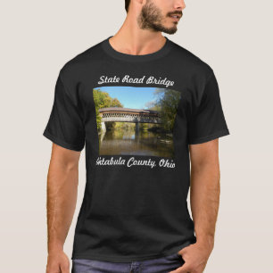 州Rd橋Ashtabula郡オハイオ州 Tシャツ