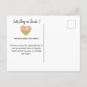 *～*州WISCONSIN新しい自宅住所の移動*  案内ポストカード (裏面)