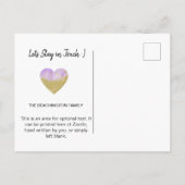 *~*州WYOMING – 新しい住所 – 移動中 案内ポストカード (裏面)