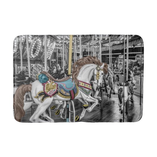 巡メリー回回転木馬撮影 バスマット (正面)