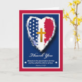 巡査に感謝するクリスチャンテーマ カード (黄色い花)