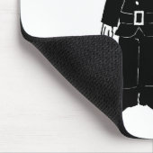 巡査のカッコウ時計ヘルメット マウスパッド (コーナー)