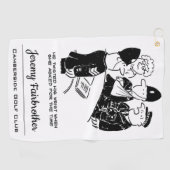 巡査のリストケージアニメ ゴルフタオル (横)