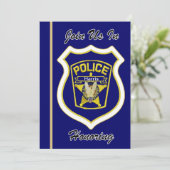 巡査の退職招待状 招待状 (スタンド正面)