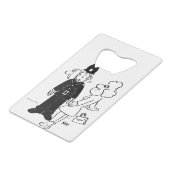 巡査カッコウ時計ヘルメット クレジットカード栓抜き (裏面アングル)