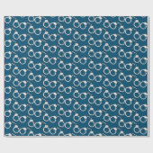 巡査パトローマン誕生日退職手錠 ラッピングペーパー (フラット)