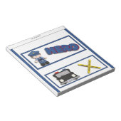 巡査ヒーローキッズキャンディバーラッパーパーティーの好意 ノートパッド (アングル)