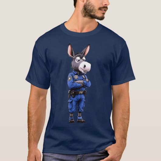 巡査ロバTシャツ Tシャツ (正面)