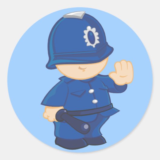 巡査 ラウンドシール (正面)