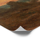 巡査 – 夏の夕べ風景 ポスター (角)