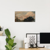 巡査 – 木付きクラウド勉強 ポスター (ホームオフィス)