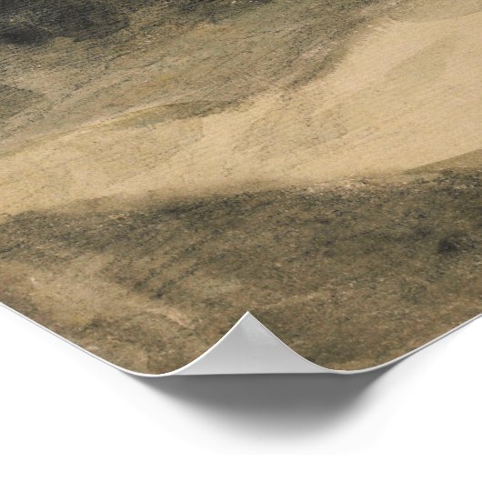 巡査 – 牧草地の木 ポスター (角)