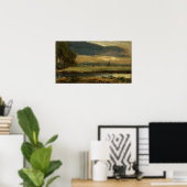 巡査 – Dedham Church From Flatford ポスター (ホームオフィス)