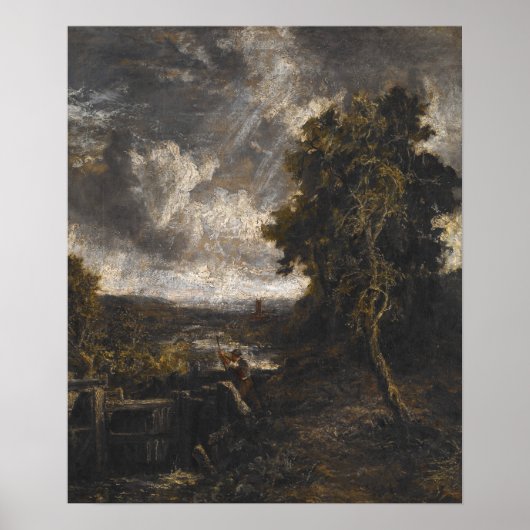 巡査 – East Bergholt Lock On Stour ポスター (正面)