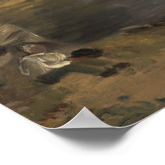 巡査 – Flatford Lock ポスター (角)