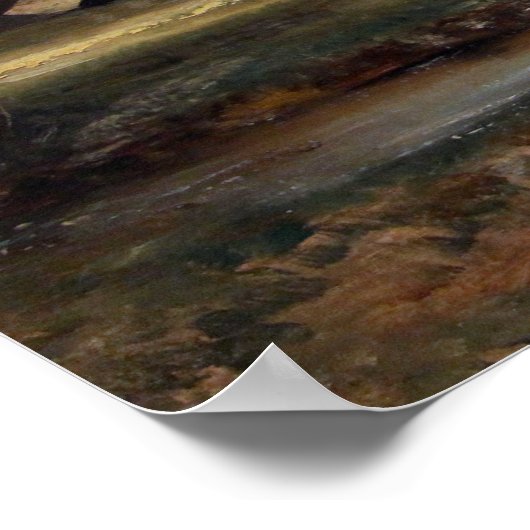 巡査 – Salisbury Cathedral View ポスター (角)