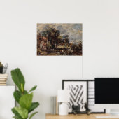 巡査 – Sketch For The Haywain ポスター (ホームオフィス)