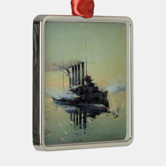 巡洋艦のAskoldの戦い メタルオーナメント (右)