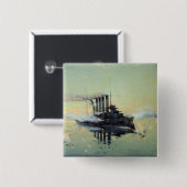 巡洋艦のAskoldの戦い 缶バッジ (正面&裏面)