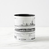 巡洋艦アルジェリー マグカップ (中央)