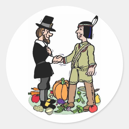 巡礼インディアン協力 ラウンドシール (正面)