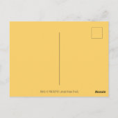 巡礼ウサギ、感謝祭ウサギの収穫、かわいい ポストカード (裏面)