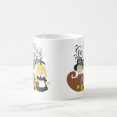 巡礼カップル - 感謝の気持ち コーヒーマグカップ (中央)