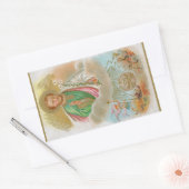 「巡礼カード」の聖ヨセフ(B 01) 長方形シール (封筒)