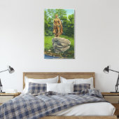 巡礼乙女像の見解 キャンバスプリント (インサイチュ (寝室))