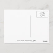 巡礼女性はがき ポストカード (裏面)