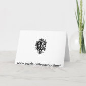 巡礼少女と少年のヴィンテージ感謝祭 シーズンカード (裏面)