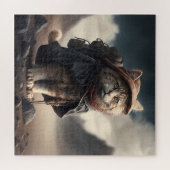 巡礼猫。 ジグソーパズル (横)