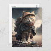 巡礼猫。 ポストカード (正面/裏面)