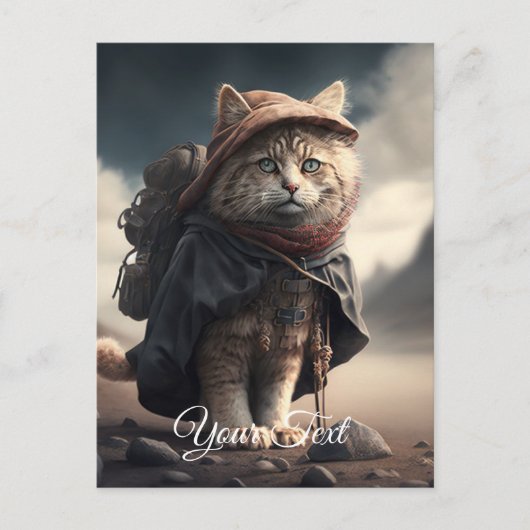 巡礼猫。 ポストカード (正面)