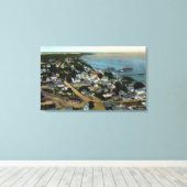 巡礼者からの町の東空見 キャンバスプリント (インサイチュ (ウッドフロア))