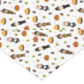 巡礼者とインディアンパターン – 感謝祭 テーブルクロス (アングル)