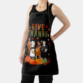 巡礼者と先住民アメリカインディアン感謝祭 エプロン (インサイチュ)