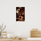 巡礼者のカラヴァッジョマドンナ ポスター (キッチン)