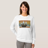 巡礼者のホールの意見のMayflowerのモデル Tシャツ (正面フル)