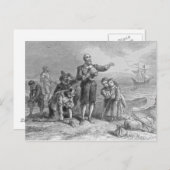 巡礼者の上陸， 1620 ポストカード (正面/裏面)