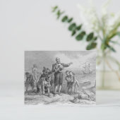 巡礼者の上陸， 1620 ポストカード (スタンド正面)