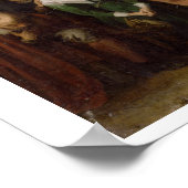 巡礼者の到着， c.1864 (油 ポスター (角)