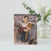 巡礼者の女性 ポストカード (スタンド正面)