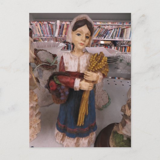 巡礼者の女性 ポストカード (正面)