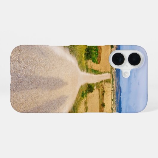 巡礼者の影 iPhone 16ケース (裏面横)