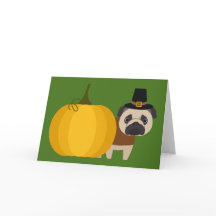 巡礼者の感謝祭のパグ