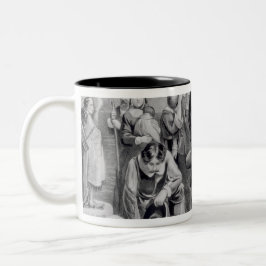 巡礼者の着陸 ツートーンマグカップ