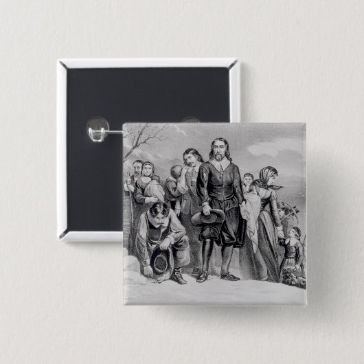 巡礼者の着陸 缶バッジ (正面&裏面)