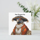 巡礼者の衣装を着たキジ 招待状 (スタンド正面)