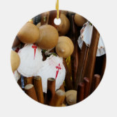 巡礼者の貝のオーナメント セラミックオーナメント (裏面)